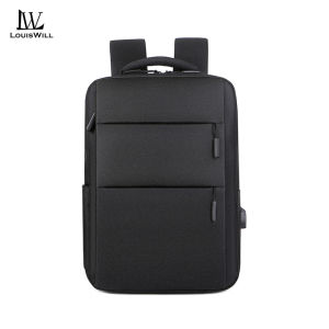 LouisWill Bag Men Laptop Backpack Travel Backpack Business Bags College Backpack USB Charging Casual Shoulder Bag Anti Theft Back Pack School Bag Camping Bag