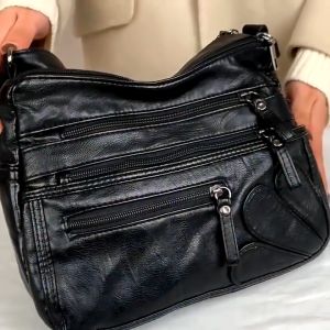 Túi đeo chéo da mềm công sở cỡ lớn BAG U T3C175