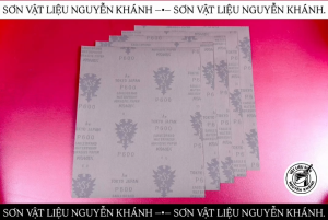 Giấy Nhám Nước KOVAX P600 Chà Sơn Chà Matit Đánh Mịn Bề Mặt – Phân Loại 1 Tờ / 3 Tờ / 5 Tờ