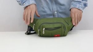 กระเป๋าคาดเอว 4ซิป สไตล์เรียบๆ 6สี กระเป๋าสะพาย อเนกประสงค์ คาดเอว น้ำหนักเบา กระเป๋าสะพาย พกพาง่าย กระเป๋าคาดอก สำหรับชายหญิง