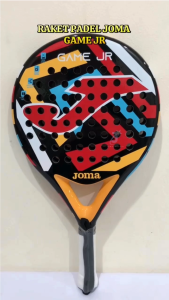 Raket Padel Joma Game II JR Black Orange / Racket Padle Joma Game II JR Fiber Core