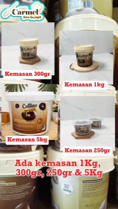 COLLINS Dip Glaze 300gr - Topping Dipping Selai Spread Aneka Rasa Chocolate Coklat Strawberry Tiramisu Green Tea
