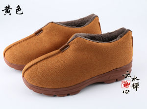 Giày Nhà Sư Xiangpai Giày Bông Mùa Đông Giày Đơn Lớp Lông Mùa Đông Giữ Ấm Dày Dặn Giày Nhà Sư Giày Hòa Thượng Lót Nhung Giày Nhà Sư Mẫu Nam Nữ