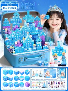 ALLofmini | Educational Magnetic Blocks Gift Set for Girls