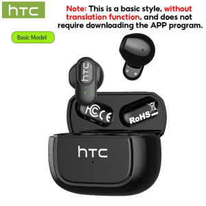 Wireless Bluetooth Earphones HTC NE51 AI Translator Earbud Noise Reduction HiFi Music HD Call Gaming Sport Headset With Mic