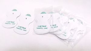 10 Buah /5 pasang Bantalan Tempel Elektroda Putih untuk Alat Mesin Terapi Pijat Digital