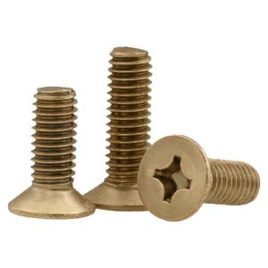 POWER&STRONG | Brass Cross Head Countersunk Bolts