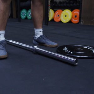 Technique Barbell 7KG | Black & Silver | Lightweight Training Bar for Beginners & Olympic Lifts