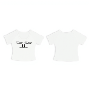 Hip-hop Jazz Streetwear Fashion Tee Womens Slim-fit Short-sleeve
