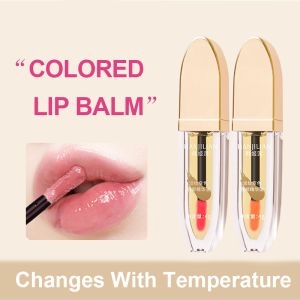 Lipstick Moisturizing Warm Feeling Color Changing Lip Balm Long Lasting Nourish Lip Tint Non-Stick Cup Waterproof Lip Gloss Makeup 口红
