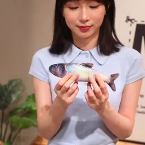 Realisti Fish Series Plush Stuffed Mini Hanging Fish Doll Pretty Colorful Keychain Bags Decor Lovely Funny Gift