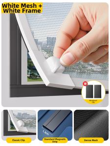 MEISHIMEIJIA | Magnetic Anti-Mosquito Screening Window