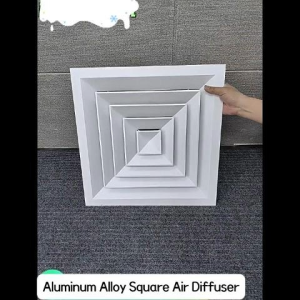 White Soffit Vent Cover 300-600Mm Aluminum Alloy Sturdy & Durable Ceiling Diffuser For Ventilation Systems Air Conditioning Grilles Diffusers