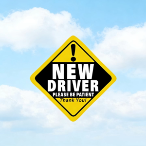 Driver Car Sticker Reflective Car Sticker Magnetic car stickers Car Safety Sticker Reusable Beginner driver