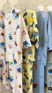 Set 3 Bộ đồ Tole Bé Trai Tay Dài - Có 14 Size cho bé 5-45kg - Chất vải tole lanh 2 da mềm mại thoáng mát - đồ bộ bé trai mặc nhà - Quần áo trẻ em