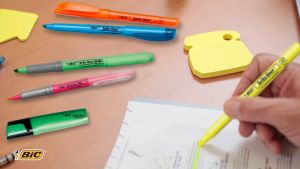 Bút dạ quang Bút BIC Brite Liner Highlighter 1 cây bút 5 màu