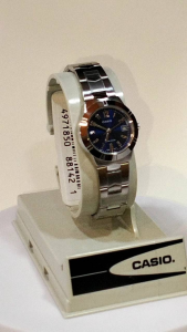 CASIO LADIES SILVER LTP 1241D 2A2