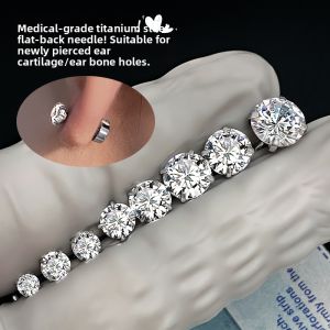 Lnieer | Titanium Ear Studs for Piercing