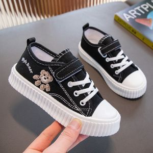 Korean Style Childrens Canvas Shoes 2025 Spring Autumn Boys Soft Bottom Fashionable Boys Shoes Breathable Low Top Sports Shoes
