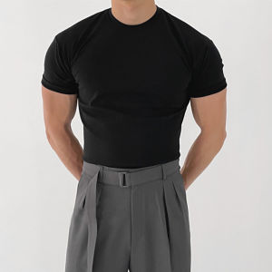 DAVID&ME | Short Sleeve Casual Fitness Men T-Shirt