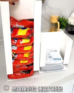 Instants Noodle Squared Storage Rack Box Drawer Compartment Practical Finishing Artifact For Kitchen Living Room