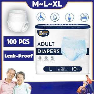 Aoduoyaya 100pcs Adult Diapers Elderly Men Pull Ups Pants Comfor Leak-Proof Personal Care Diaper for Adult