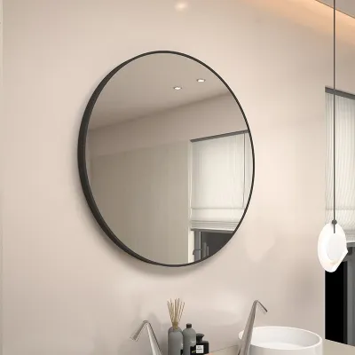 Local Seller 🇸🇬 Nordic Bathroom Hanging Mirror Aluminum Frame Bathroom mirror