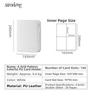 sanseking | Pokemon TCG Album 9 Grid PU Zipper Design