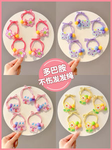 ยางรัดผมเด็กยืดหยุ่นสูงยางรัดผมสาวดอกไม้ น่ารัก สไตล์เกาหลี เครื่องประดับผมสําหรับสาวน้อยห่อผม