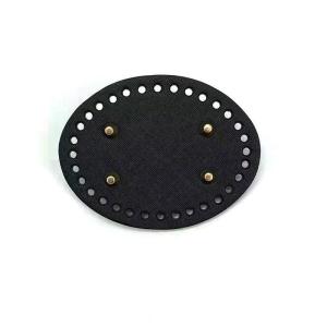 EELHOE | 1PC Colorful PU Leather Bag Bottom with Riveted Baseplate Scratch-Resistant Hand-Knitted Bag Making Tool