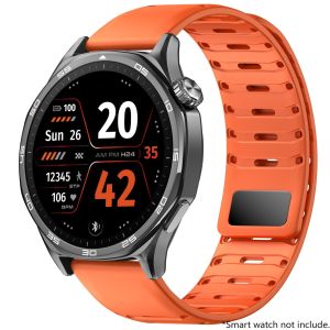 22mm Breathable Silicone Band For Amazfit Helio Magnetic Strap For Amazfit Helio/Bip 6 5/Cheetah Pro-Round/Balance 2/GTR4 3 2 2e
