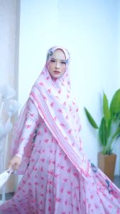 Gamis Syari ISTIMEWA Set Syari by El Deena - Gamis Busui Terbaru REALPIC 100%