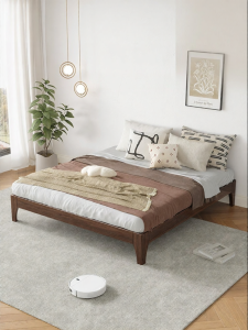 Oak Headboard-less Bed Tatami Style Frame