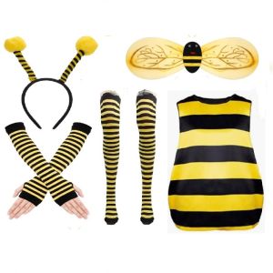 ชุดคอสเพลย์ผีเสื้อและตัวด้วงสำหรับผู้ใหญ่ในวันฮาโลวีน เครื่องประดับเล็บมือ แว่นตา ปีก ชุดการแสดงบนเวที ชุดผีเสื้อและตัวด้วง ชุดฮาราจูกุ