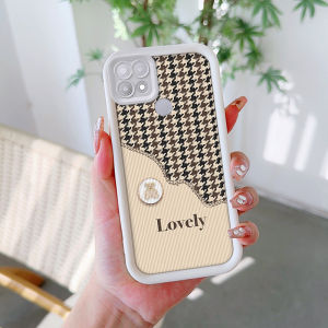 เคส OPPO A15 A15s A35 4G น่ารักๆ สมอลคาเซ่ ฮาวด์ทูแพทเทิร์น ซอฟท์ซิลิคอน เลนส์แบบขั้นบันได ป้องกันการตก COD จัดส่งอย่างรวดเร็ว