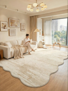 XINGLIANXIN | Cream Color Wash-Resistant Waterproof Easy Clean Carpet