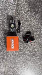 ESMARTER | Outdoor LED Headlamp USB Rechargeable Portable Light with Built in Battery 6 Lighting Modes Fishing Head Torch Camping Lantern
