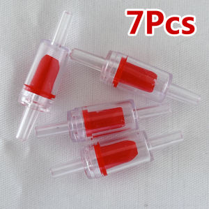 7Pcs Check Valves for Aquarium Air Pumps One Way Non-Return System for Fish Tank Accessories Air Pump Air Diode Pet Supplies