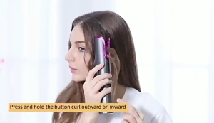 curling machine Portable Wireless Automatic Hair Curler USB Rechargeable with LCD Thermostat Electric Hair Curler