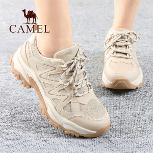 Camel | Giày Đi Dạo Ngoài Trời Thấp-Cao Chống Trượt Có Dây Đan