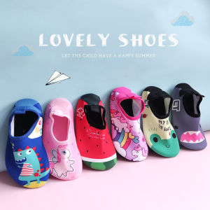 Childrens Beach Shoes Baby Seaside Non-Slip Anti-Cut Quick-Drying Snorkeling Swimming Shoes Boys and Girls Diving Beach Socks Soft Shoes