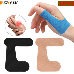 10 PCS Precut Kinesiology Tape for Thumb Thumb Protecting Tape Thumb Straps Stretchy Athletic Tape Elastic Thumb Pain Relievi