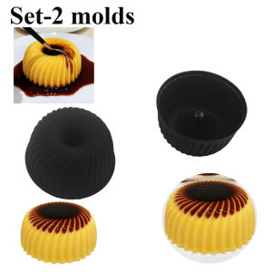 Black Skirt Pudding Silicone Mold Skirt Shaped Chocolate Dessert Chiffon Cake Baking Mold