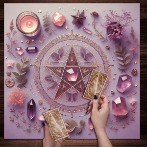 VlKAMA Magic Knot Tablecloth Pentagram Totem WaterproofTarot Ceremony Meditation Bohemian Style Decoration