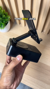 Holder Hp Audio Bluetooth 3in1 PowerBank Holder Hp Stand Meja Multifungsi