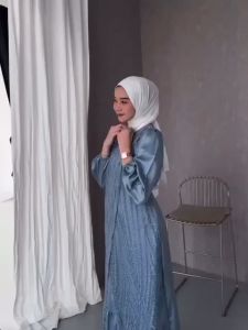 GAMIS MAXI OLIVIA IBU DAN ANAK / GAMIS TERLARIS BRUKAT TILE MUTIARA KONDANGAN PESTA