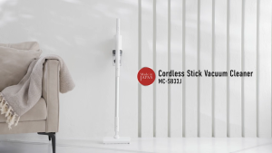 PANASONIC Lightweight Cyclone Cordless Stick Vacuum Cleaner MC-SB33JW147 for Carpet Hardwood and Tile Floors