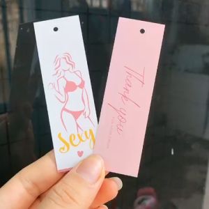 100 cái Tag Quần Áo đồ lót Mác Treo Quần Áo Thẻ Treo Thời Trang Size 45x45cm Có Đục Lỗ giấy c300 mẫu 6