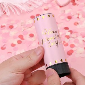 C62 Ống phụt giấy kim tuyến mini dành cho tiệc tùng sinh nhật đám cưới CINDY