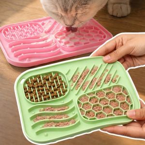 PawPulse【Local Stock】Silicone Suction Cup Slow Feeding Bowl Prevents Choking And Flipping Pet Lick Pad Pet Supplies for Dogs Cats